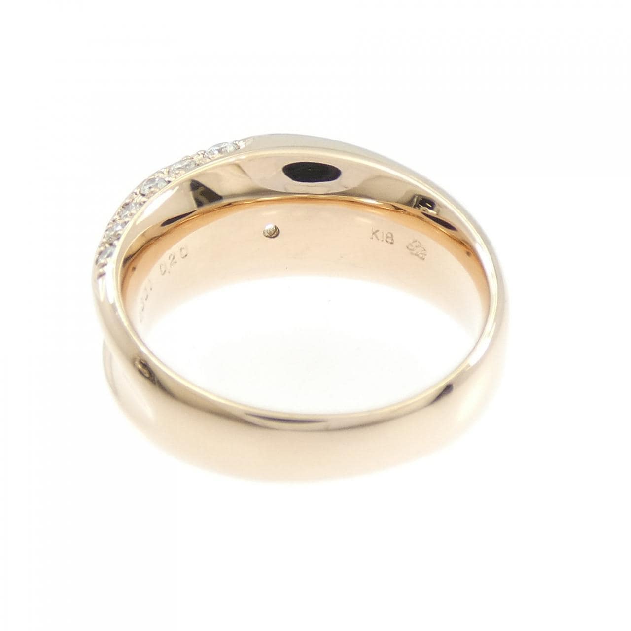 K18PG ダイヤモンド リング 0.881CT