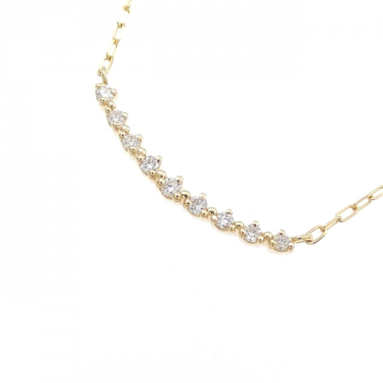 アガット ダイヤモンド ネックレス 0.05CT