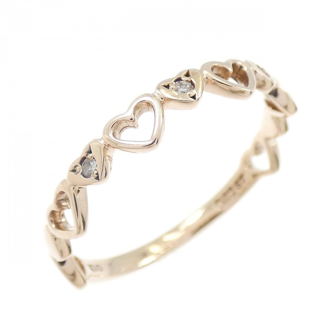 サマンサティアラ ハート ダイヤモンド リング 0.02CT