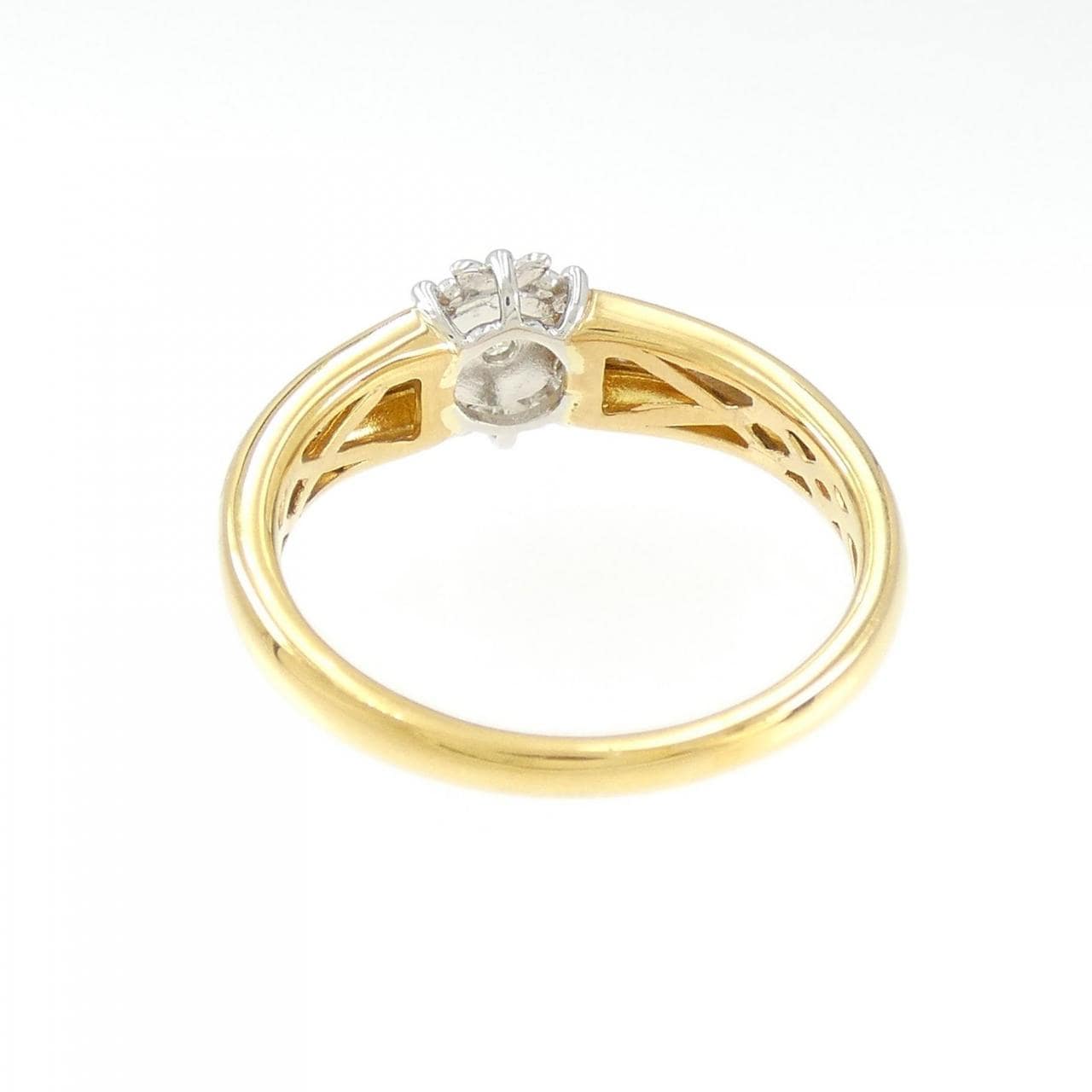 K24/PT999 Diamond ring 0.06CT