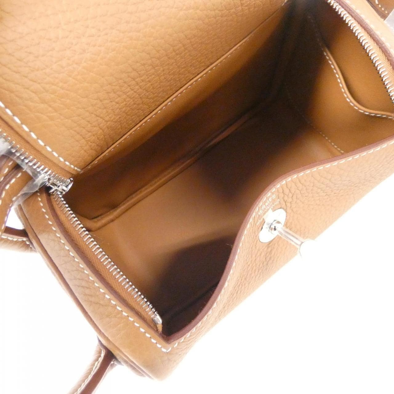 [未使用品] HERMES Lindy MINI 079086CK 單肩包