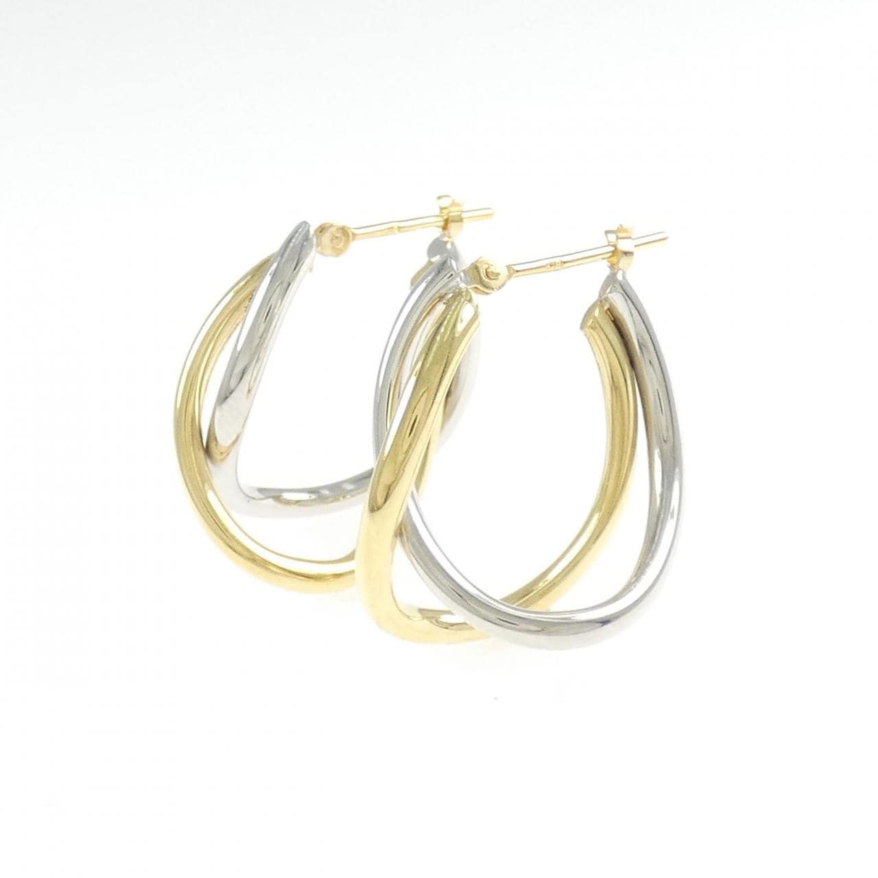 K18YG/K14WG ピアス