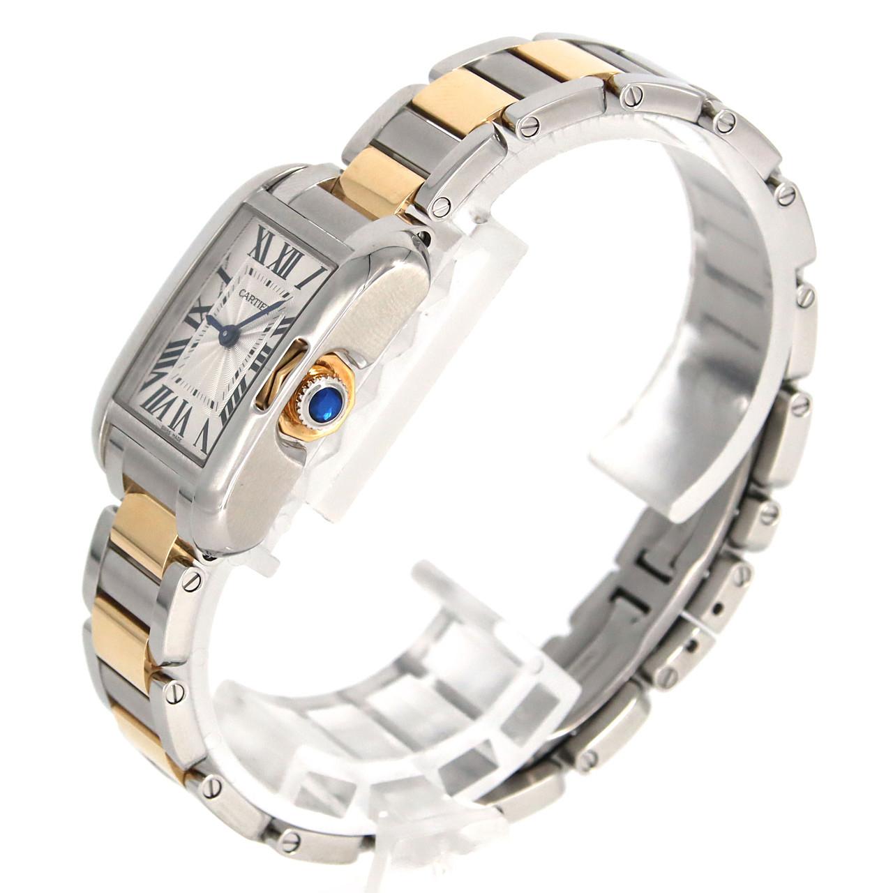 Cartier Tank Anglaise SM Combi W5310046 SSxYG石英