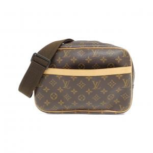 LOUIS VUITTON Monogram Reporter 28 公分 M45254 單肩包