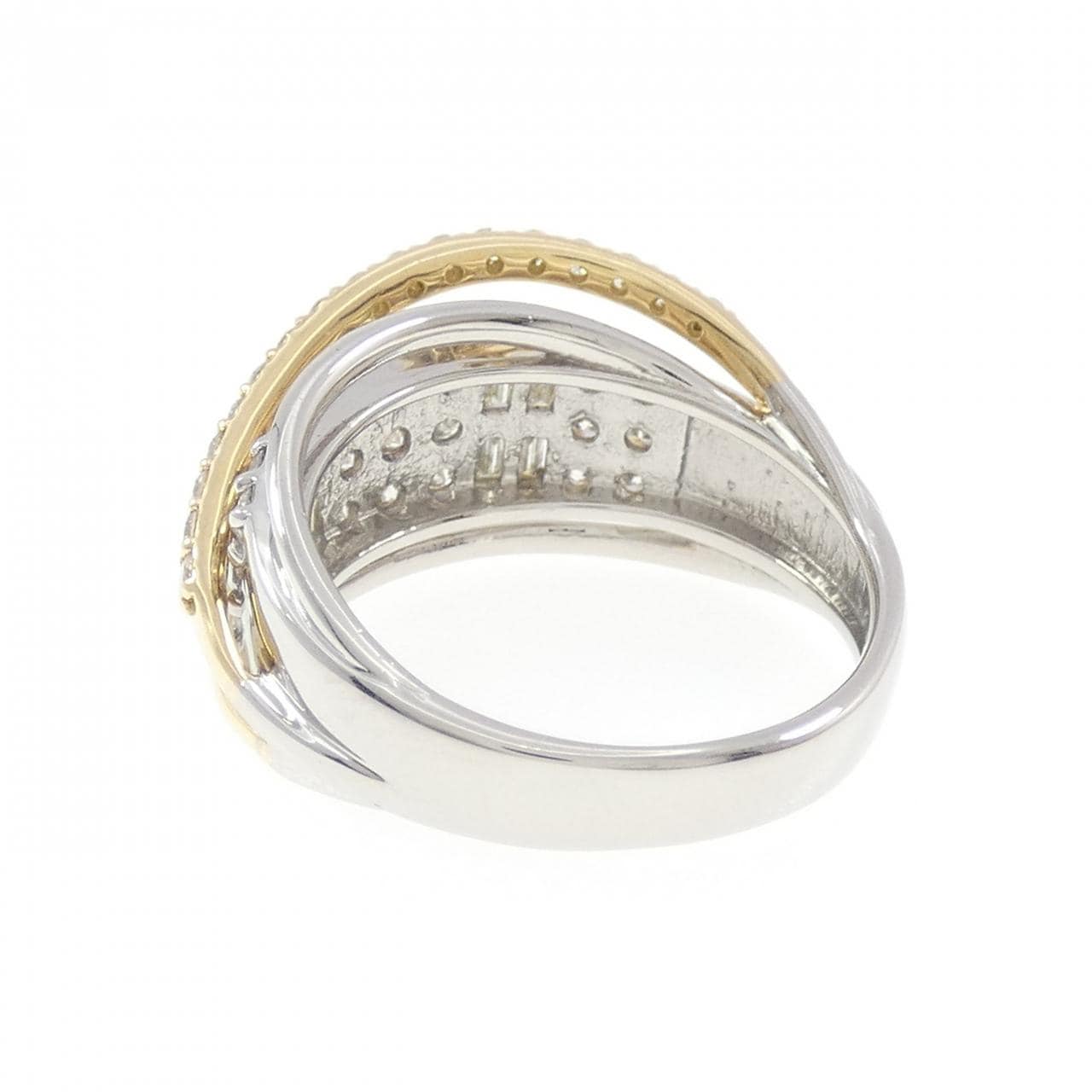 【新品】PT900/K18YG ダイヤモンド リング 1.00CT
