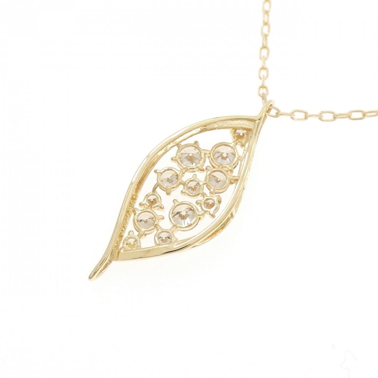 K18YG ダイヤモンド ネックレス 0.40CT
