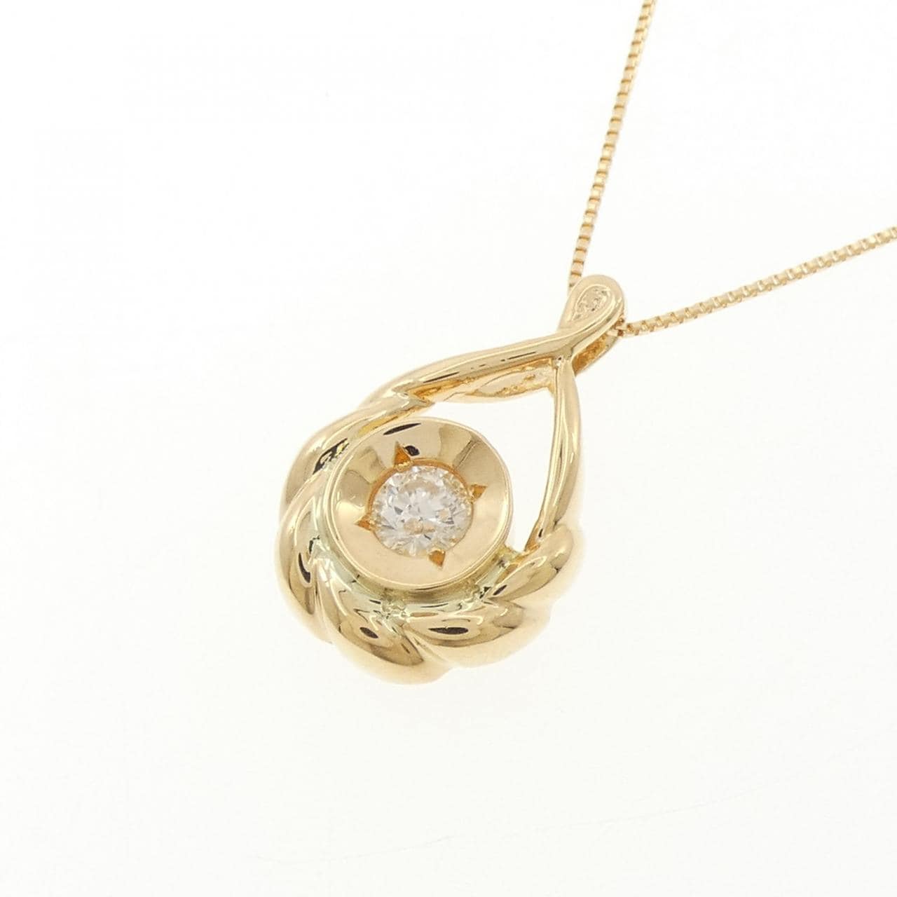 K18YG ダイヤモンド ネックレス 0.208CT
