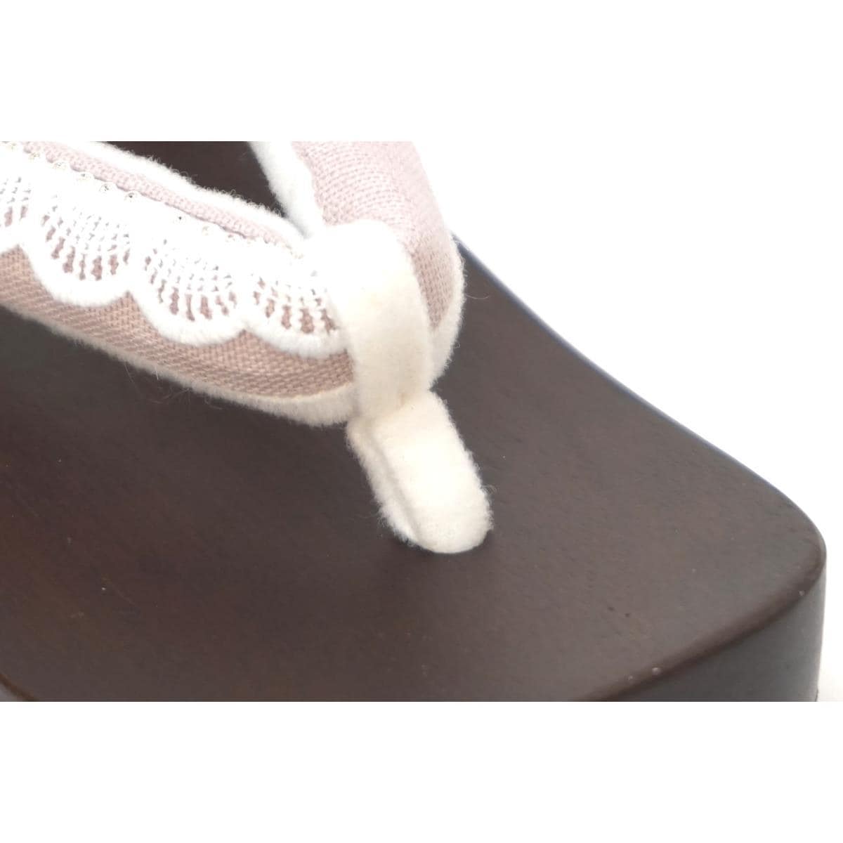 【新品】女レース下駄　Ｆサイズ