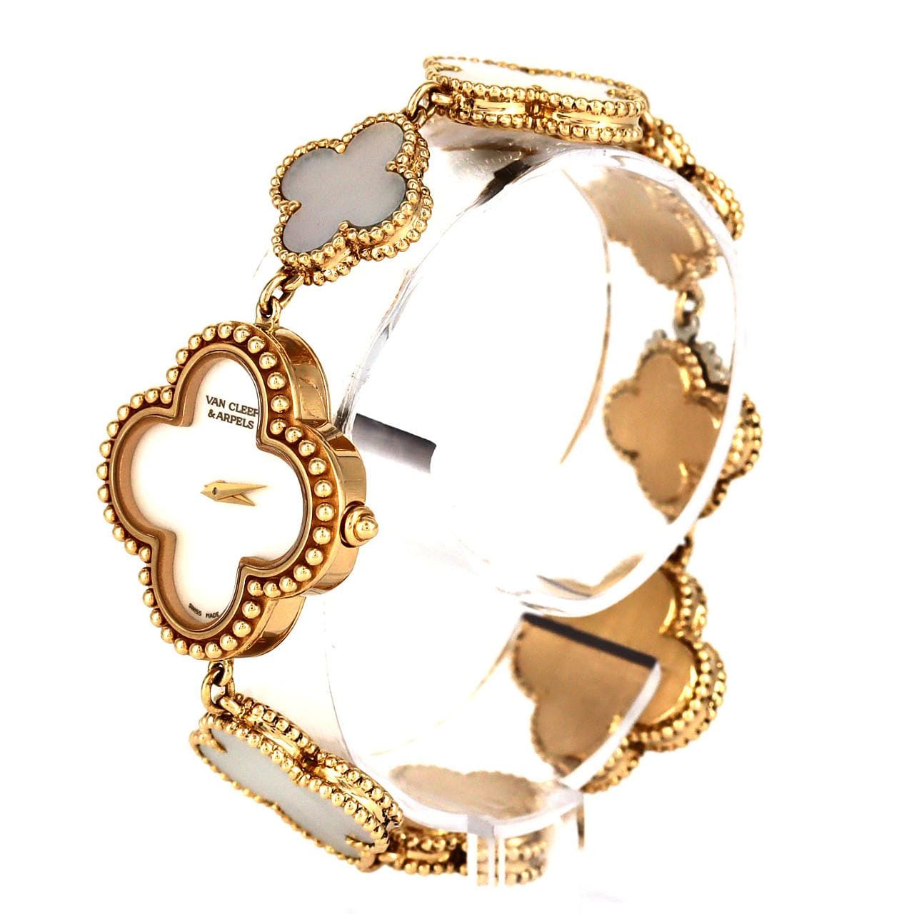 ヴァンクリーフ&アーペル アルハンブラ YG 136674 YG クォーツ