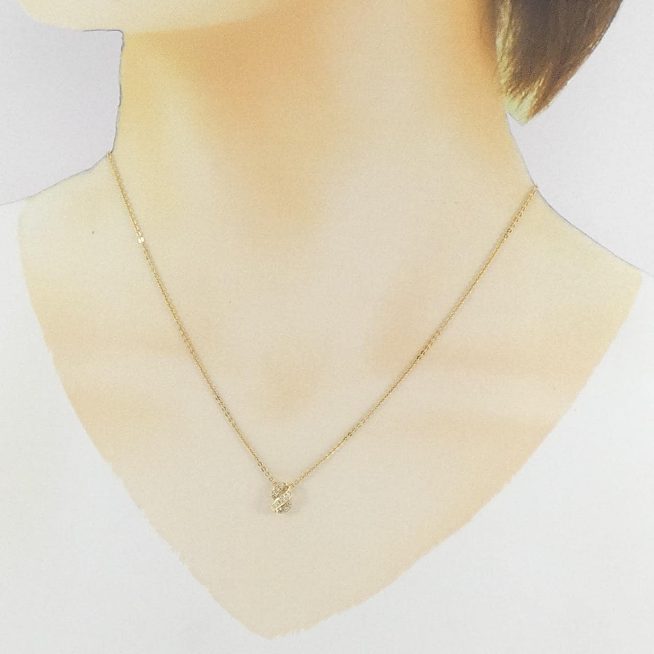 14KTYG/14KYG Diamond Necklace