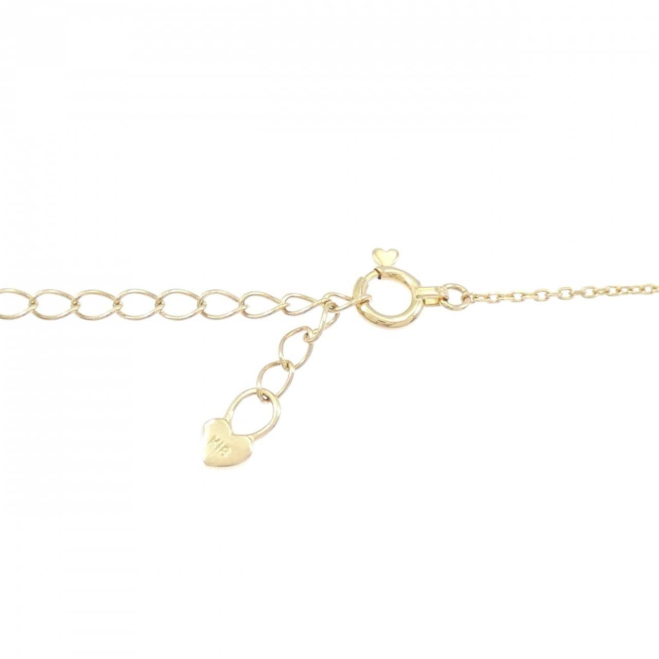 スタージュエリー クロス ダイヤモンド ネックレス 0.08CT