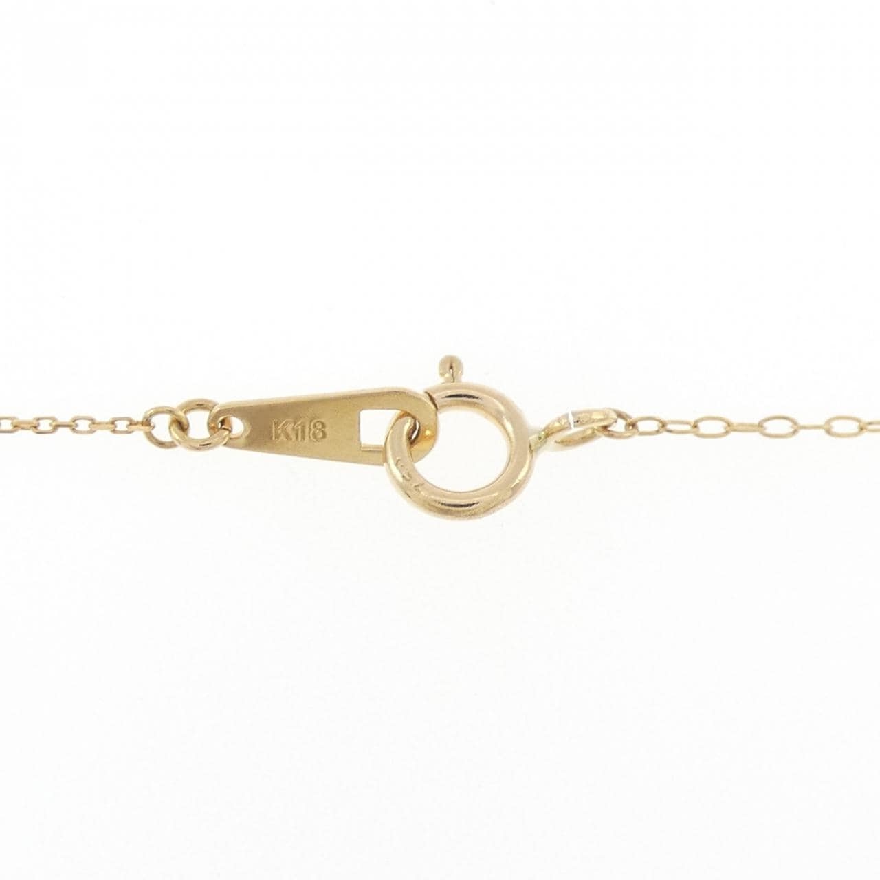 K18YG ハート ダイヤモンド ネックレス 0.06CT