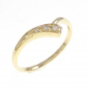 K18YG ダイヤモンド リング 0.03CT