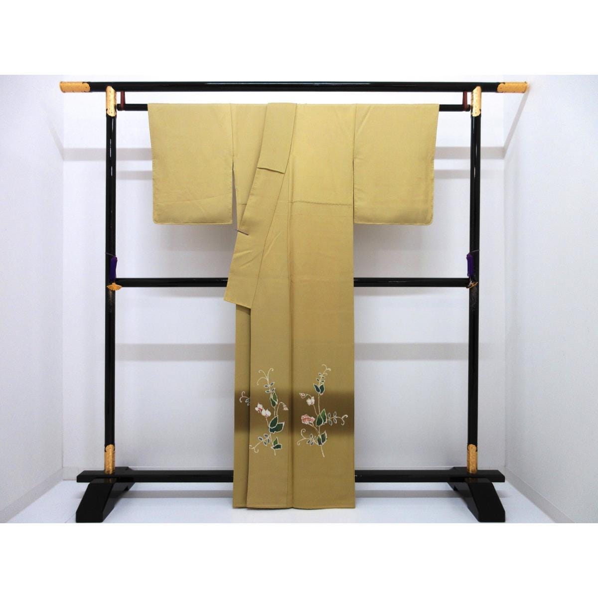 【未使用品】色留袖　訪問着兼用　臈纈染　桔梗