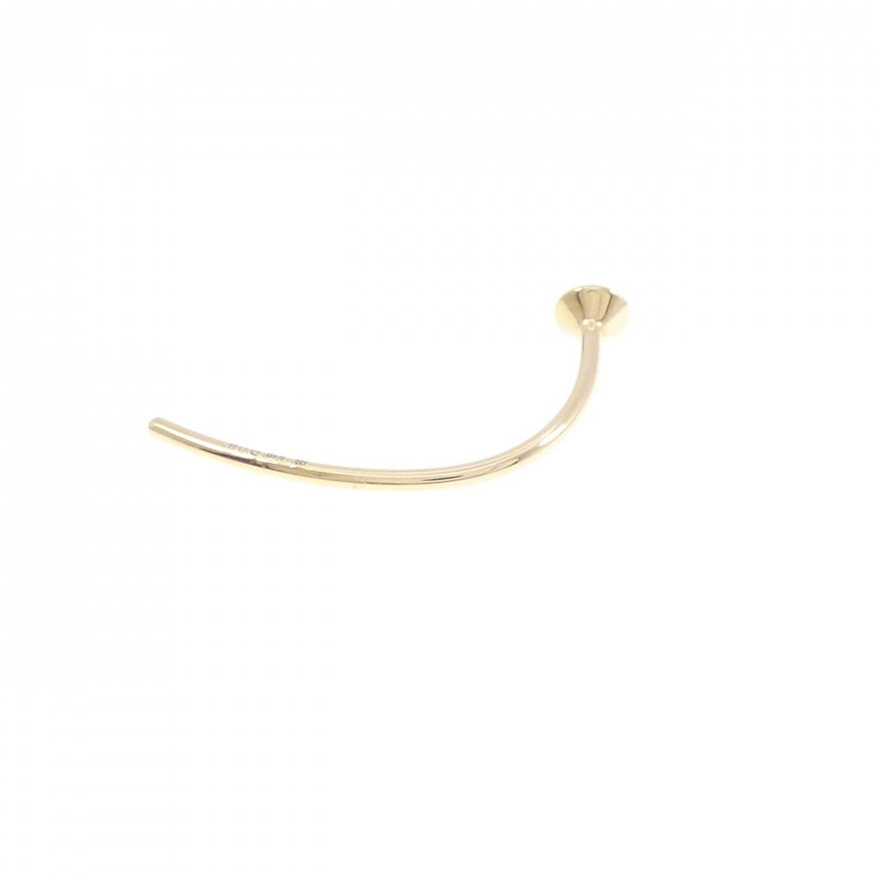 ヒロタカ ショートアロー ピアス 0.06CT 片耳