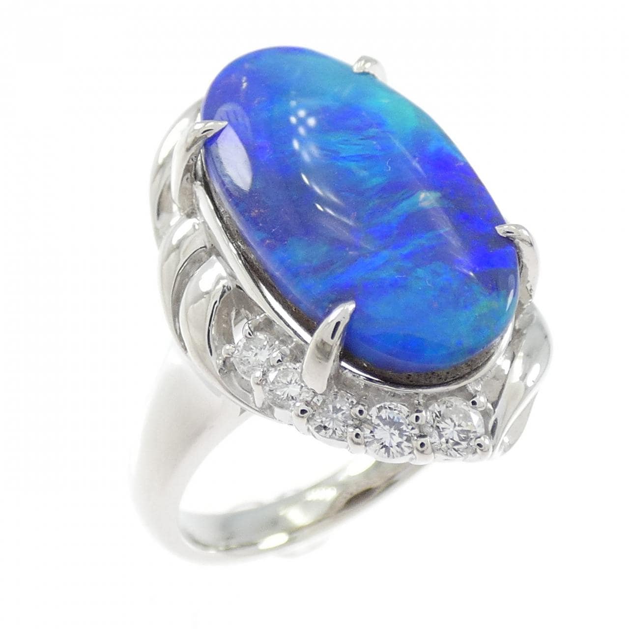 PT900 ボルダーオパール リング 5.47CT