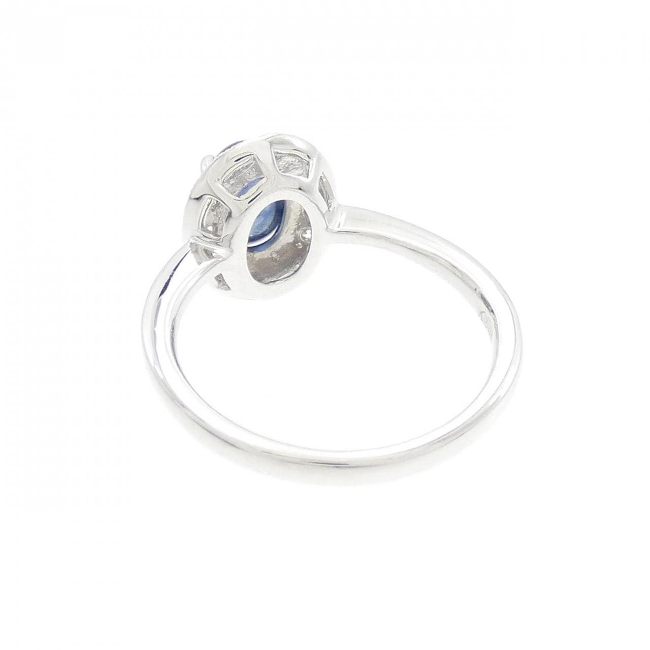 K18WG Sapphire Ring 1.42CT