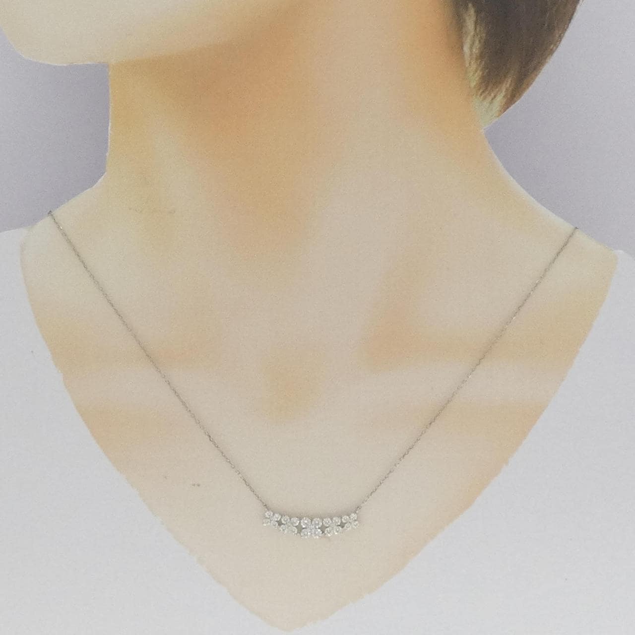 [BRAND NEW] PT Diamond Necklace 1.00CT