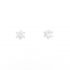 【新品】PT900 ダイヤモンド ピアス 0.316CT 0.314CT F SI1 VG