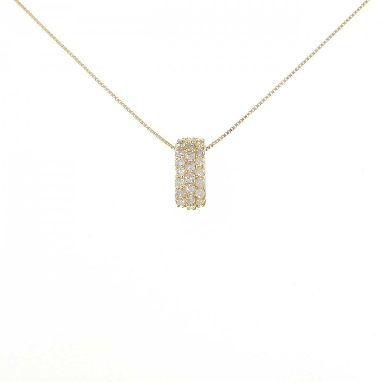 K18YG ダイヤモンド ネックレス 0.50CT