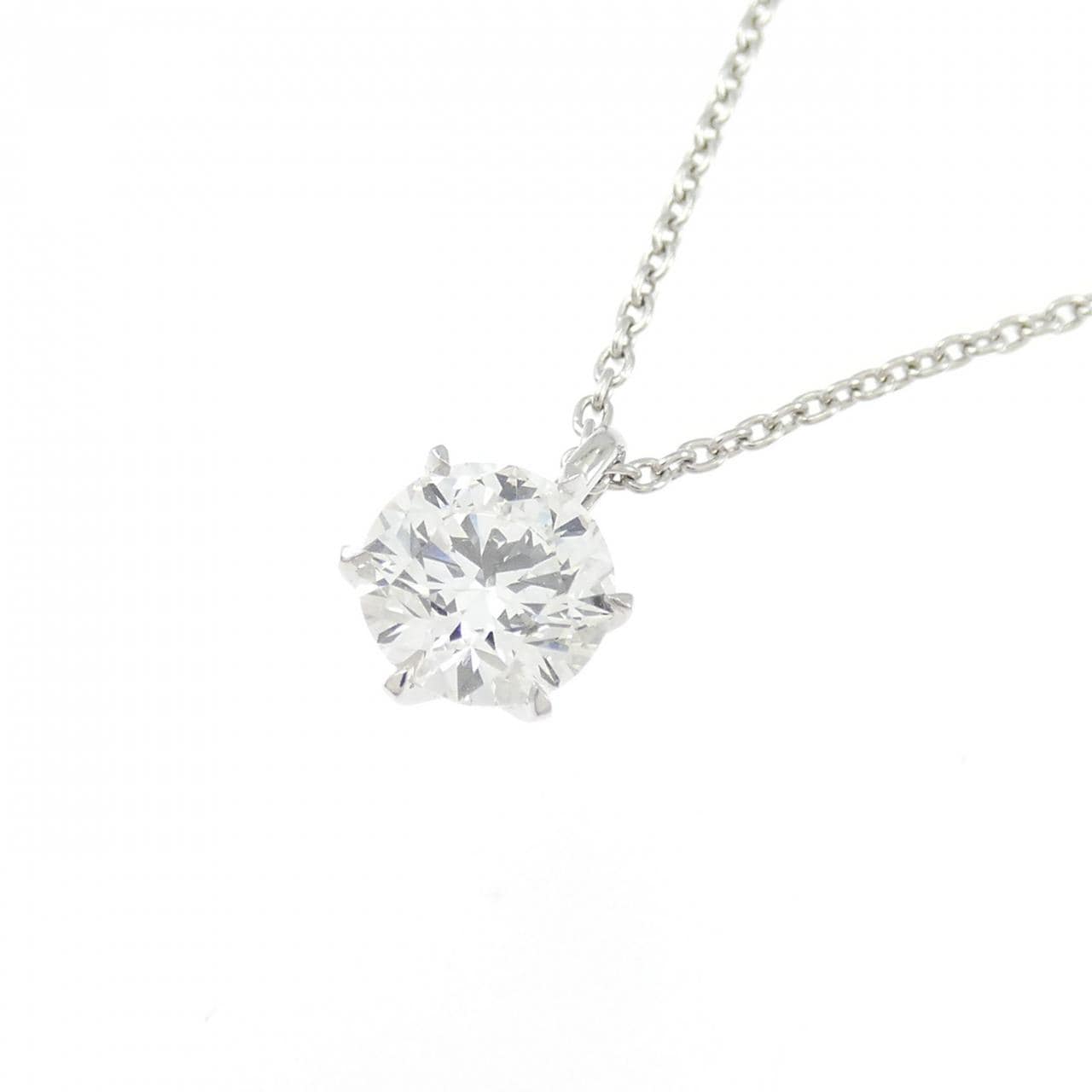【リメイク】PT900/PT850 ダイヤモンド ネックレス 0.522CT F SI1 EXT
