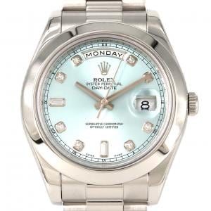 ロレックス デイデイトⅡ 218206A PT 自動巻 ランダム番