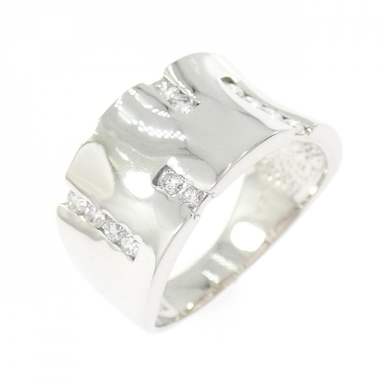 K18WG ダイヤモンド リング 0.24CT