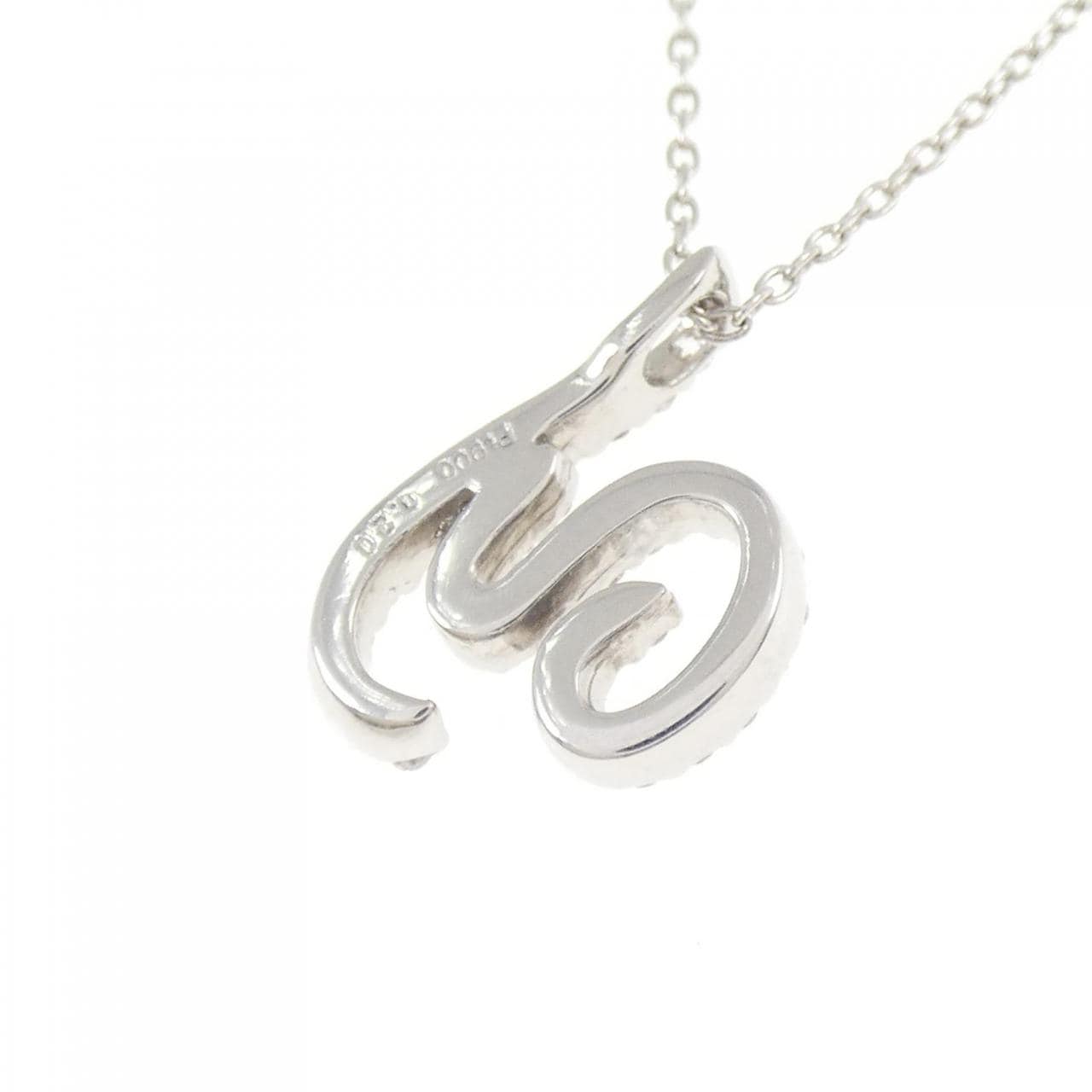 PT900/PT850 ダイヤモンド ネックレス 0.20CT