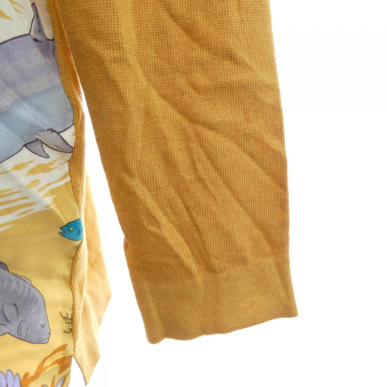 【ヴィンテージ】エルメス HERMES LAVIE PRECIEVSE DE LA MEDITERRANEE ツイルレーヌ. ポロシャツ