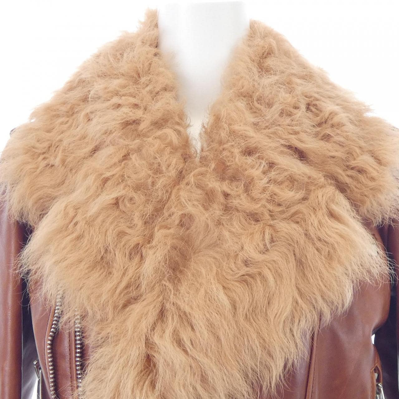 グッチ GUCCI 390081 XG111 レザーライダースジャケット