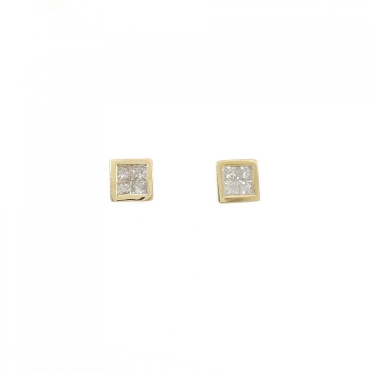 K18YG ダイヤモンド ピアス 0.50CT