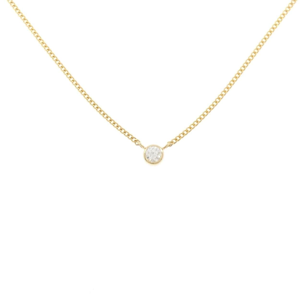 K18YG ダイヤモンド ネックレス 0.15CT