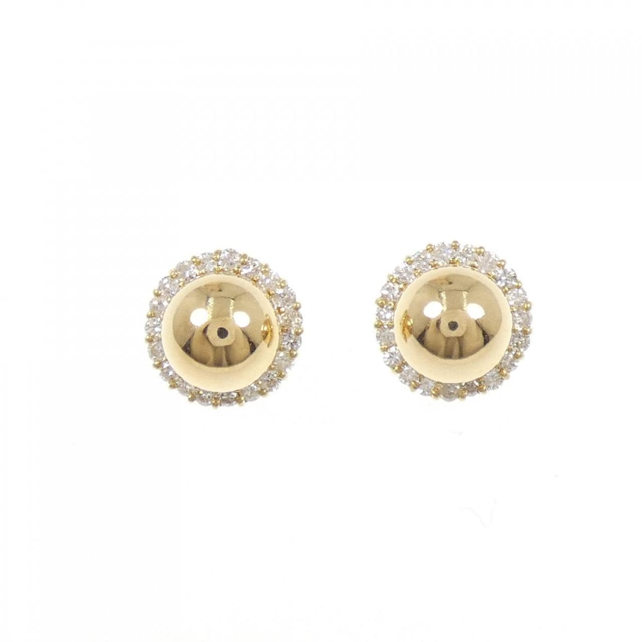 K18YG 2WAY ダイヤモンド ピアス