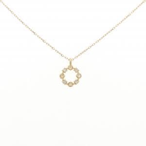 アガット ダイヤモンド ネックレス 0.05CT