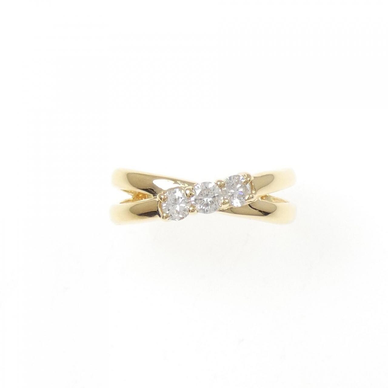 K18YG ダイヤモンド リング 0.30CT