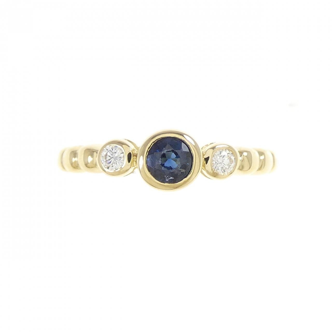 ミキモト サファイヤ リング 0.20CT