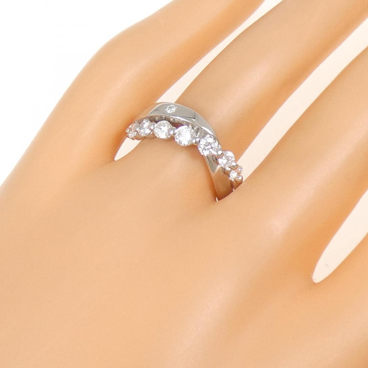 PT900 ダイヤモンド リング 0.58CT