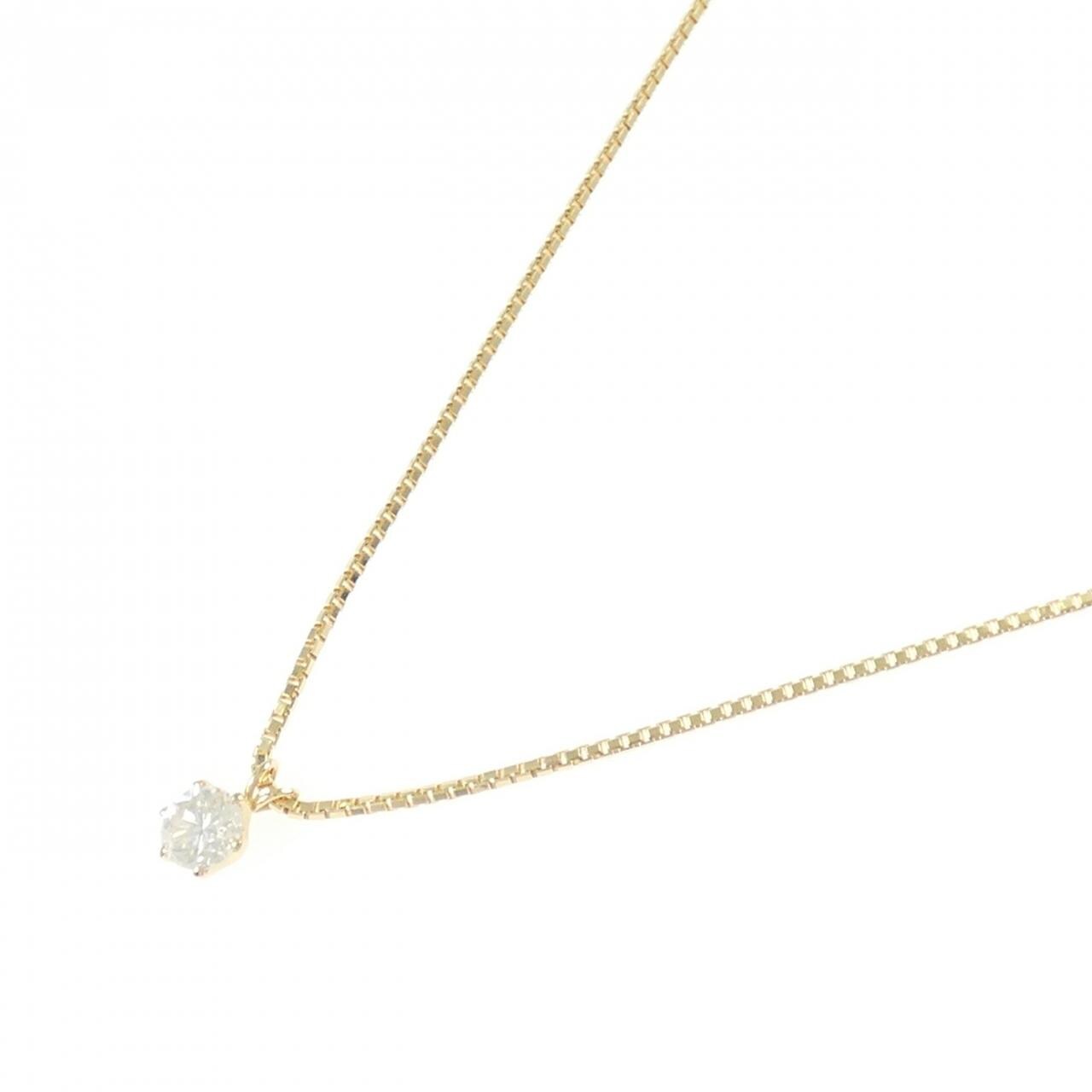 K18YG ダイヤモンド ネックレス 0.56CT J SI1 Good