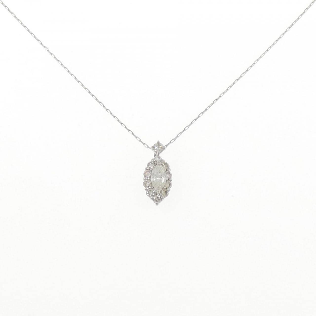 【新品】PT900/PT850 ダイヤモンド ネックレス 0.20CT