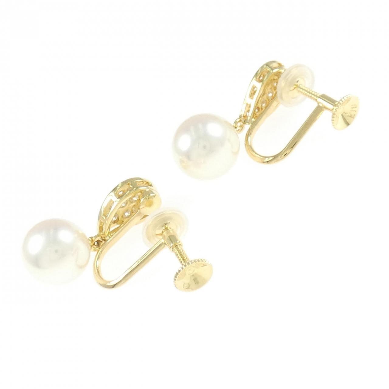 MIKIMOTO Akoya珍珠耳夹8.6 毫米