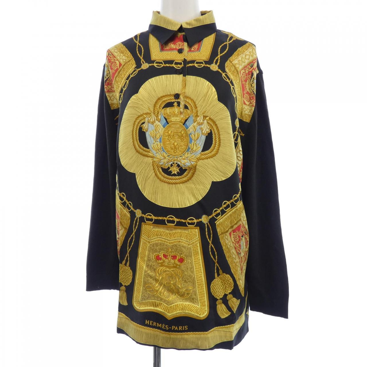 【ヴィンテージ】エルメス HERMES POSTE ET CAVALERIE ツイルレーヌ. トップス