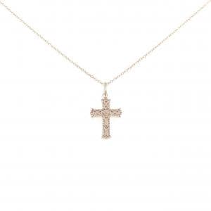 K18PG クロス ネックレス