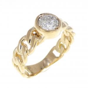 K18YG ダイヤモンド リング 0.42CT