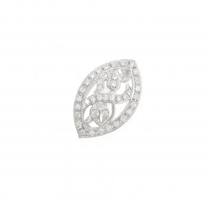 ロイヤル アッシャー ダイヤモンド ブローチ 0.40CT