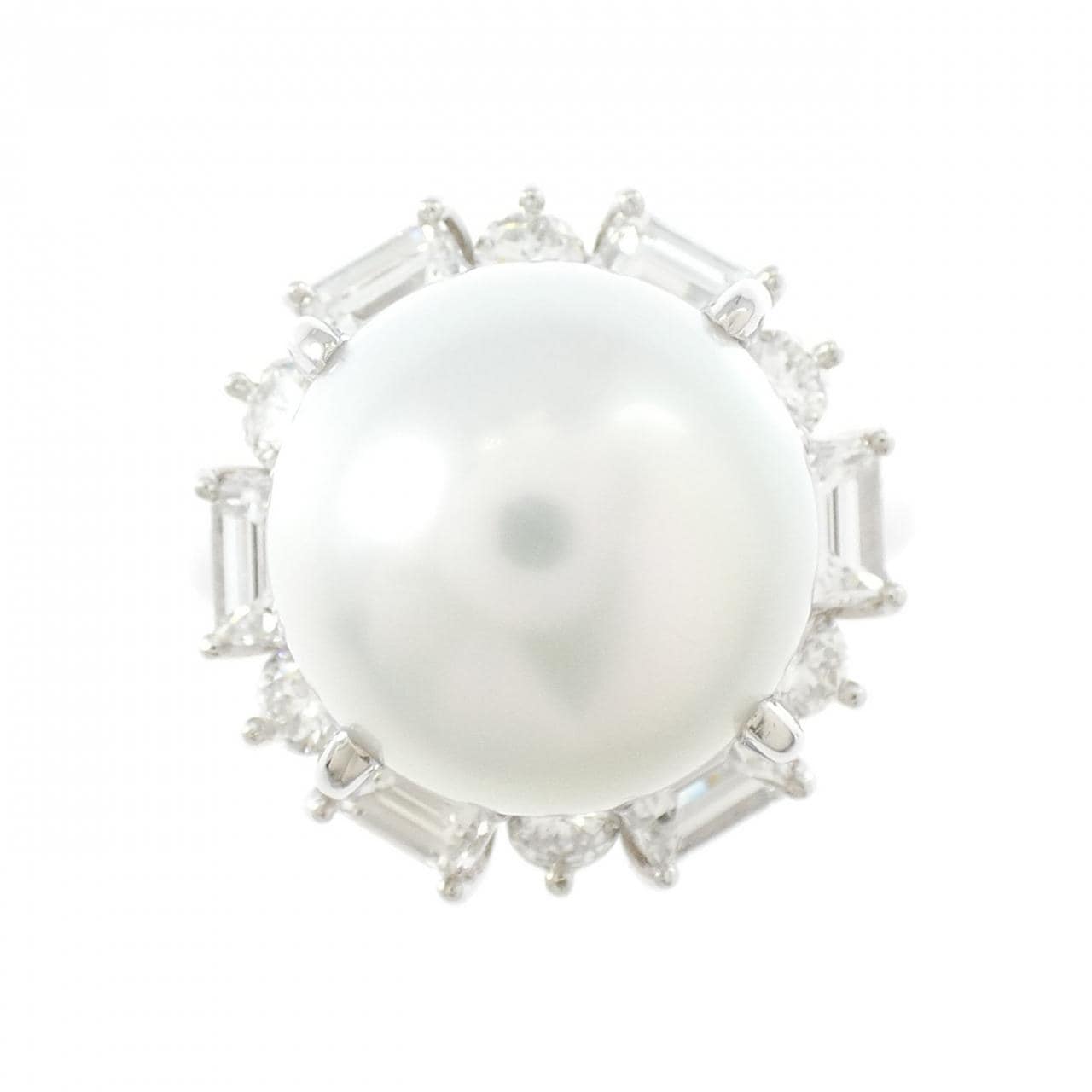 PT900 白蝶パール リング 13.8mm