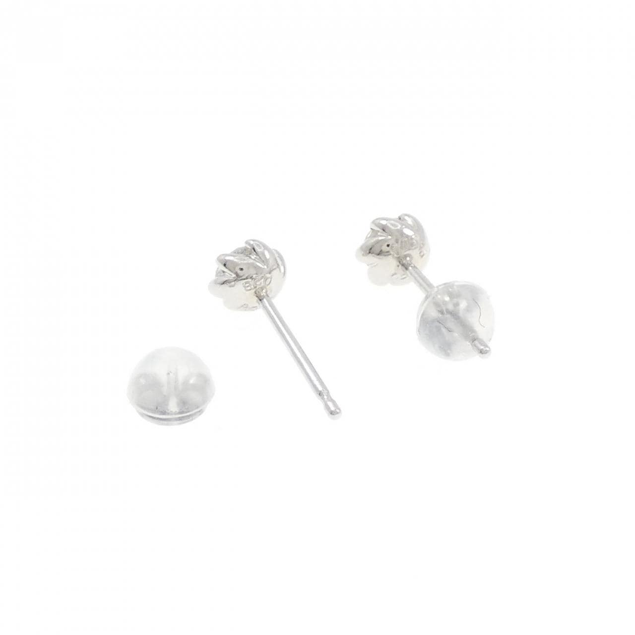 PT900 solitaire Diamond earrings 0.55CT