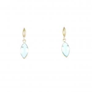 K18YG ブルートパーズ ピアス