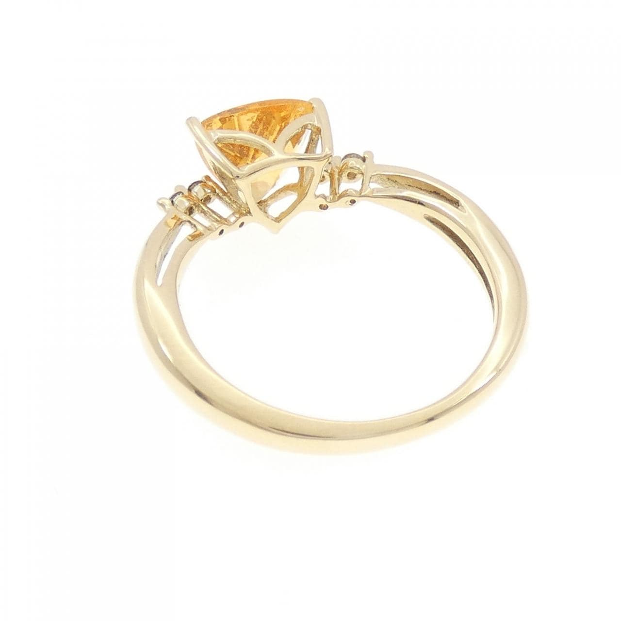 K18YG石榴石戒指 1.20CT