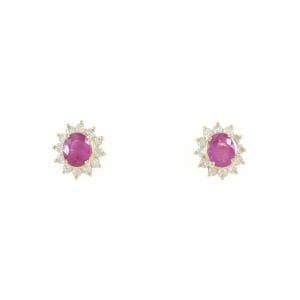 Ruby earrings/earrings