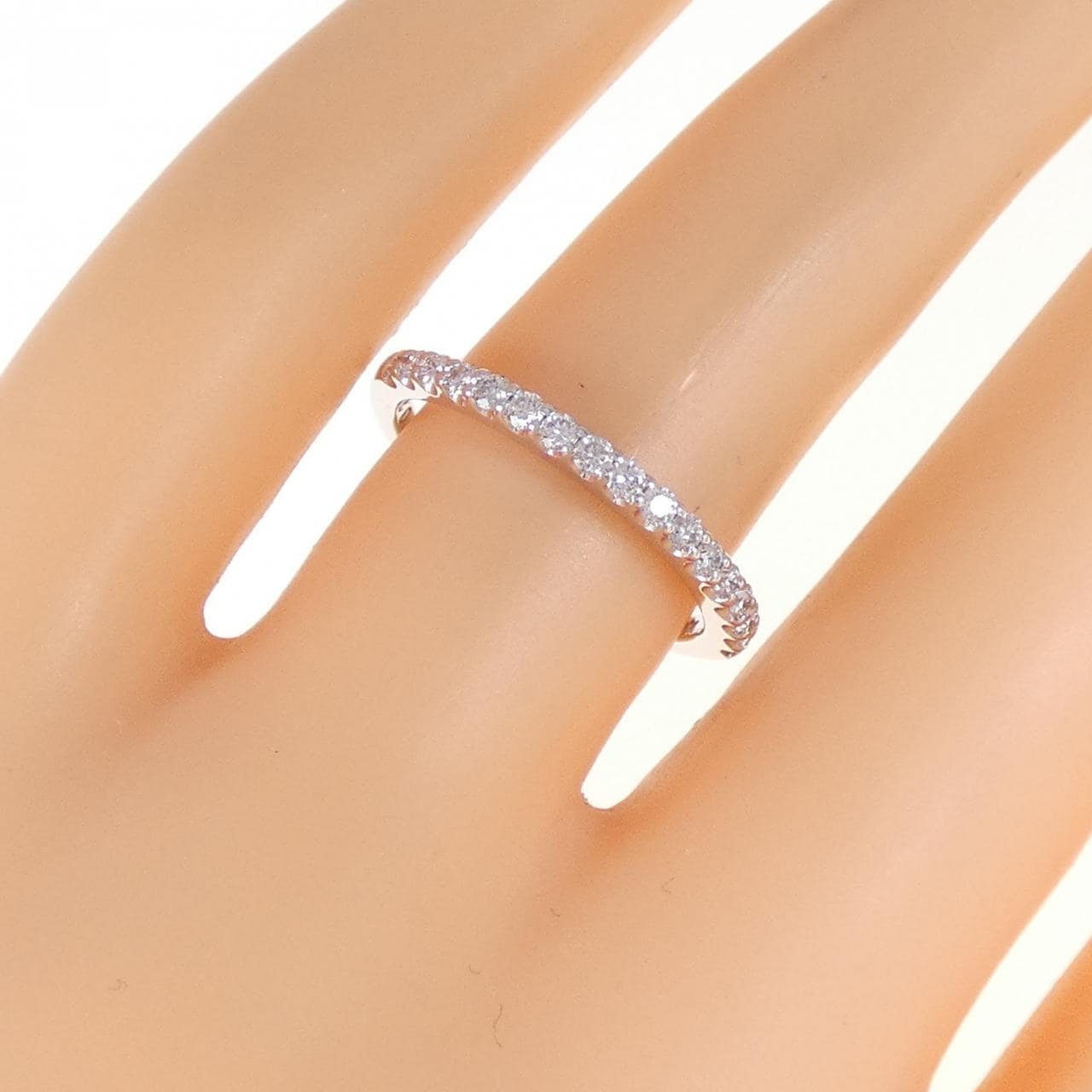 K18WG ダイヤモンド リング 0.28CT
